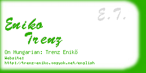 eniko trenz business card